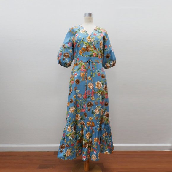 Floral Print Wrap Dress (Dot & Stripe) - Picture 2 of 7